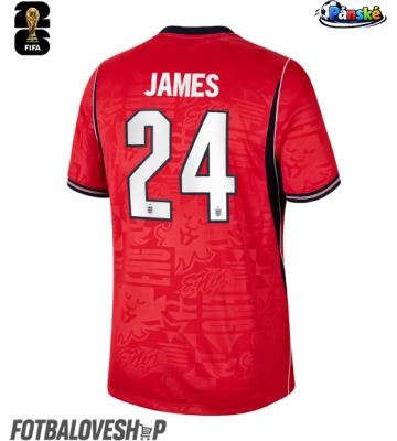 Anglie Reece James #24 Venkovní Dres MS 2026 Krátký Rukáv